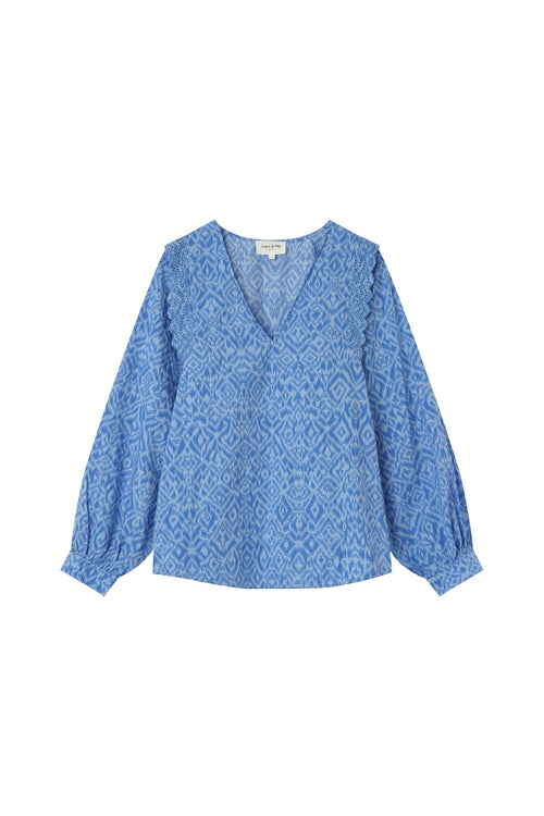 Blouse Geza Bleu