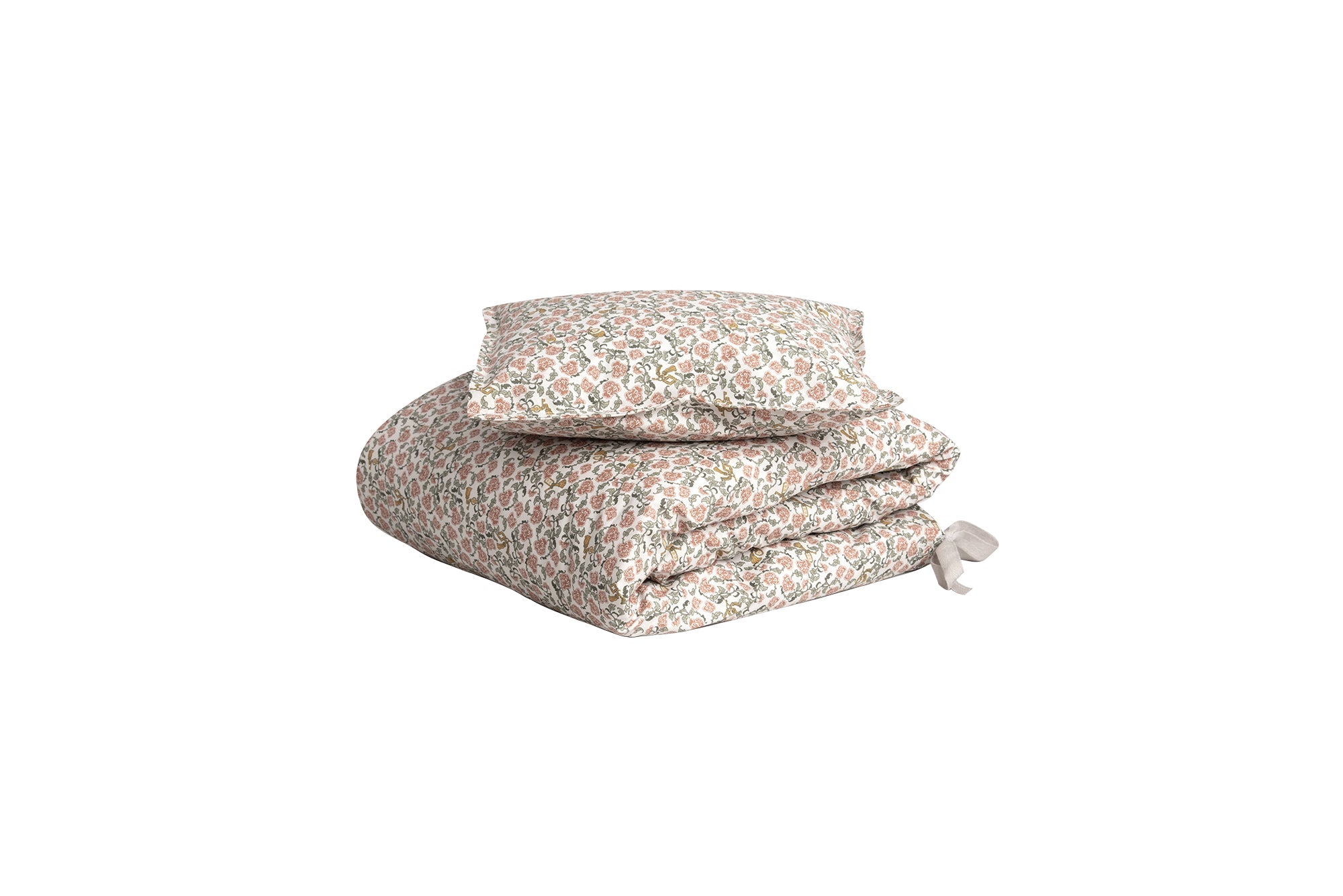 Ropa De Cama Bebé En Percal - Motivo Floral