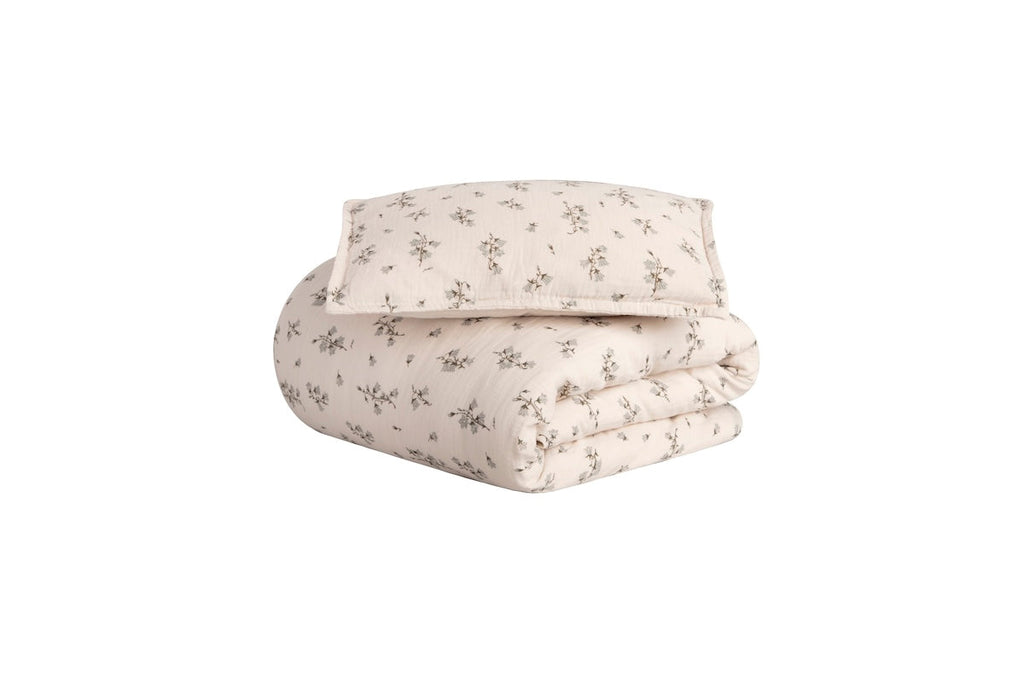 Juego De Ropa De Cama Bebé En Muselina - Bluebell
