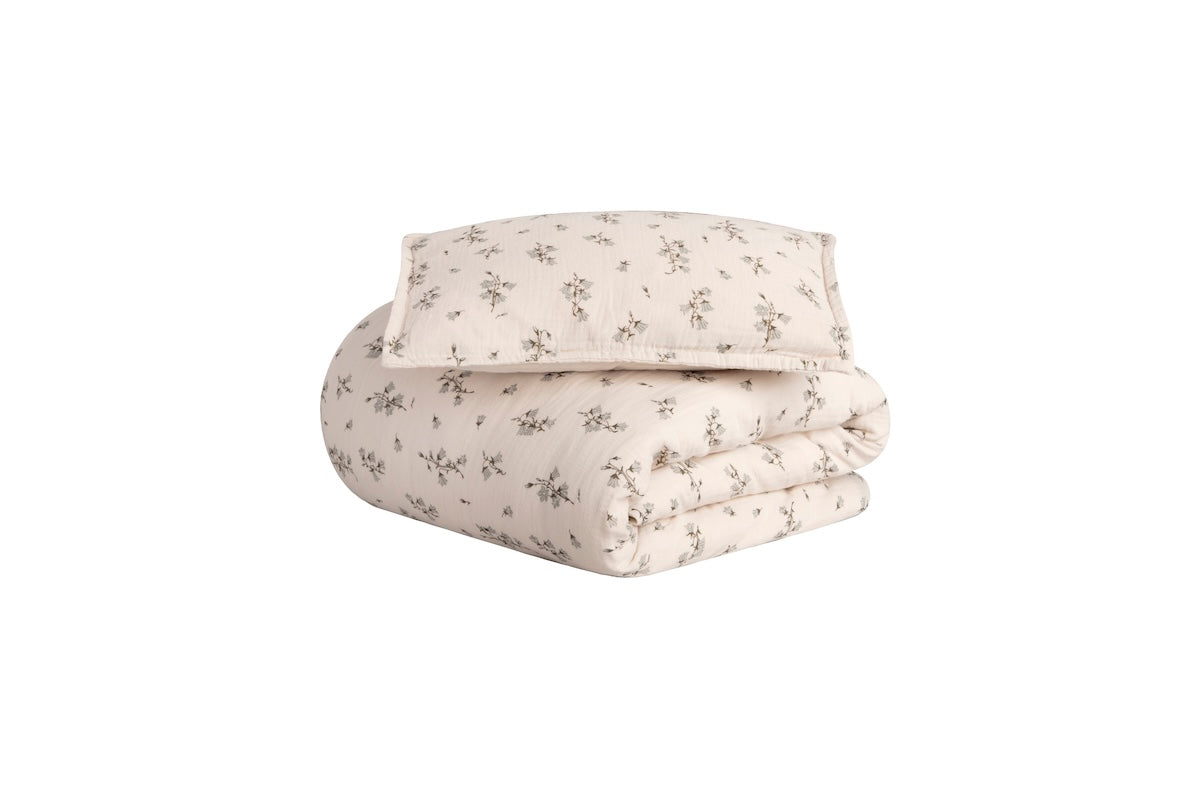 Juego De Ropa De Cama Bebé En Muselina - Bluebell