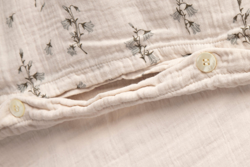 Juego De Ropa De Cama Bebé En Muselina - Bluebell