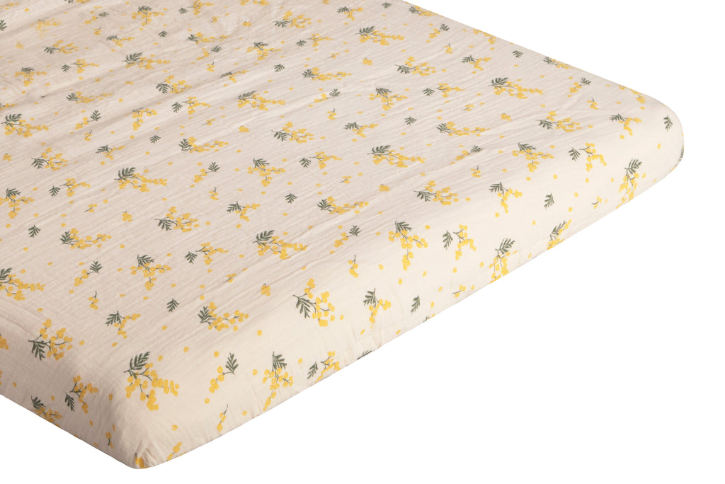 Drap-Housse En Mousseline Junior - Mimosa