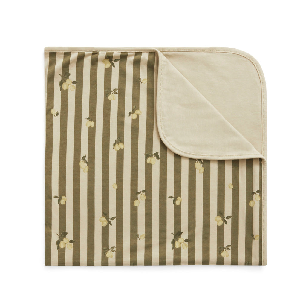 Manta de Punto - Stripe Prune