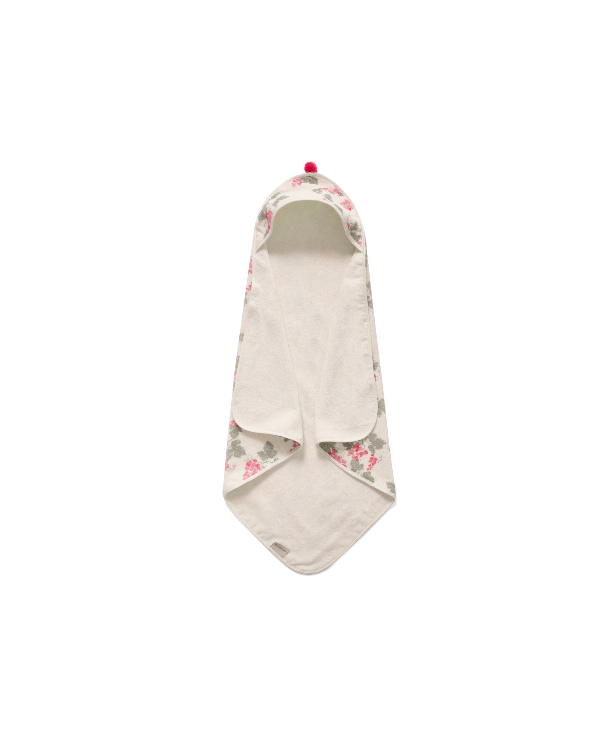 Toalla con Capucha de Rizo - Rosa Uva