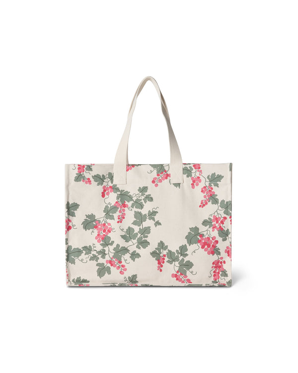 Canvas Tote Bag - Pink Grape