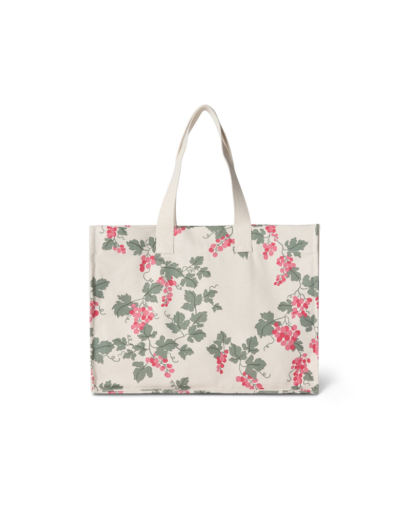 Bolso Tote de Lona - Uva Rosa