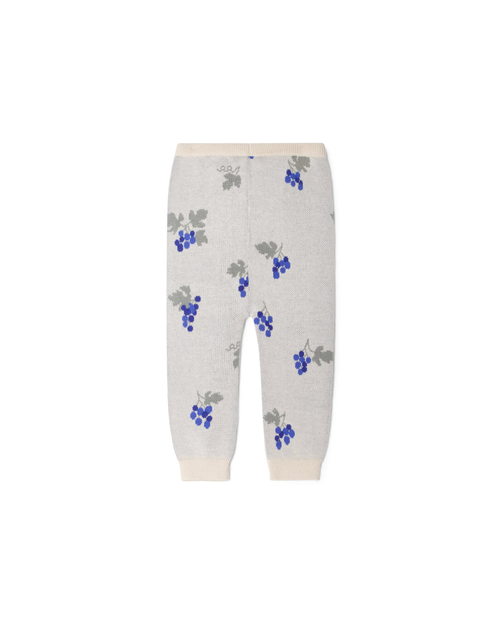 Baby Knit Trouser - Ecru Grape