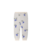 Baby Knit Trouser - Ecru Grape