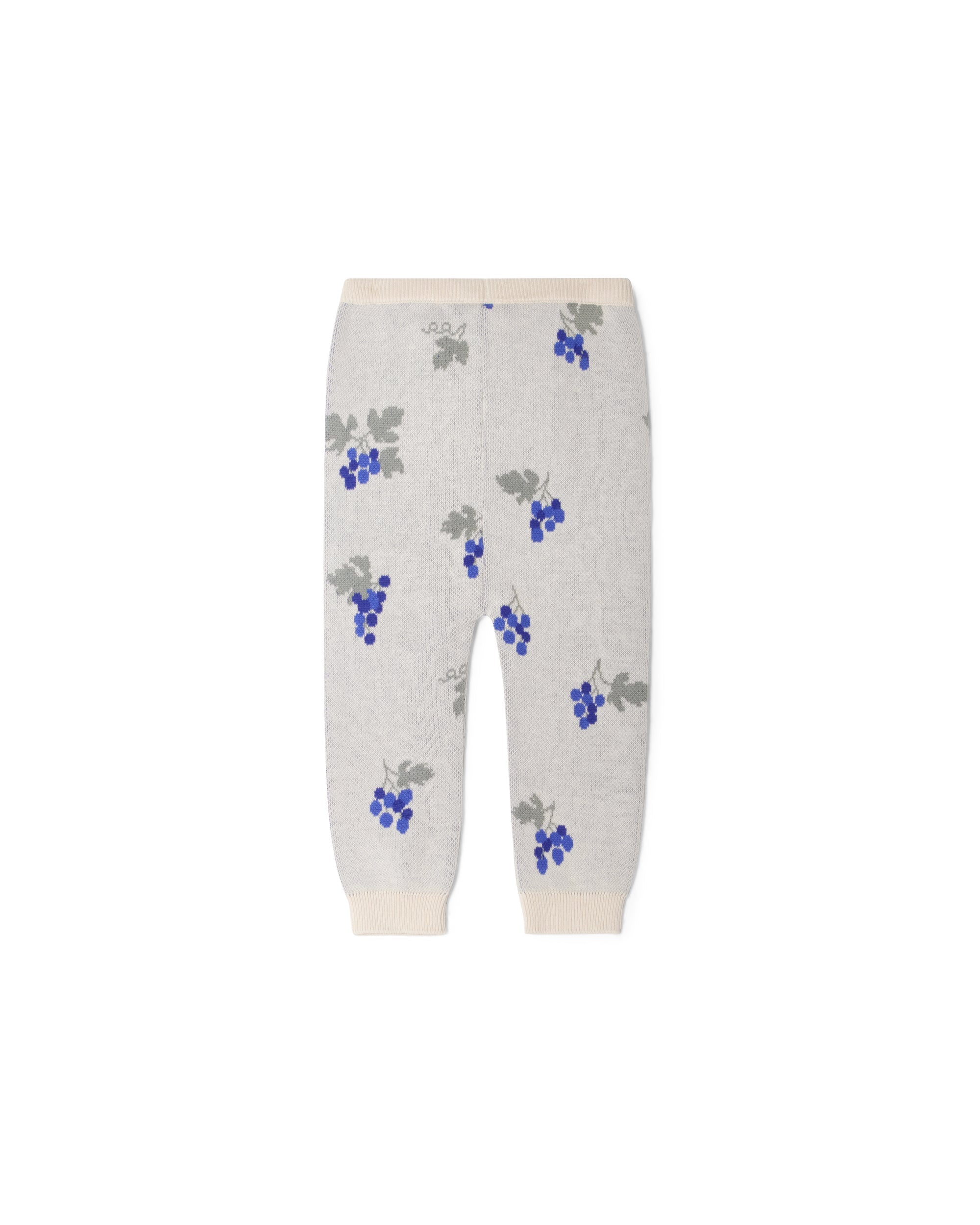 Baby Knit Trouser - Ecru Grape