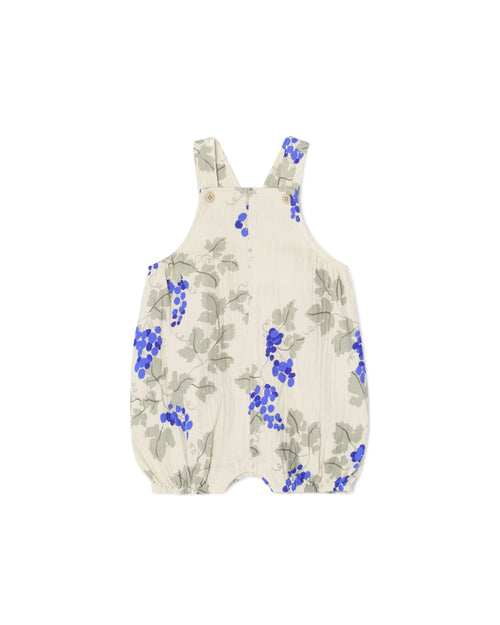 Salopette En Mousseline - Bleu Raisin