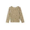 Garbo&Friends - Ls Jersey T-Shirt - Plum Stripe