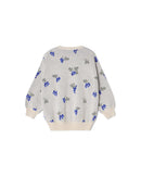 Knitted Sweatshirt - Ecru Grape