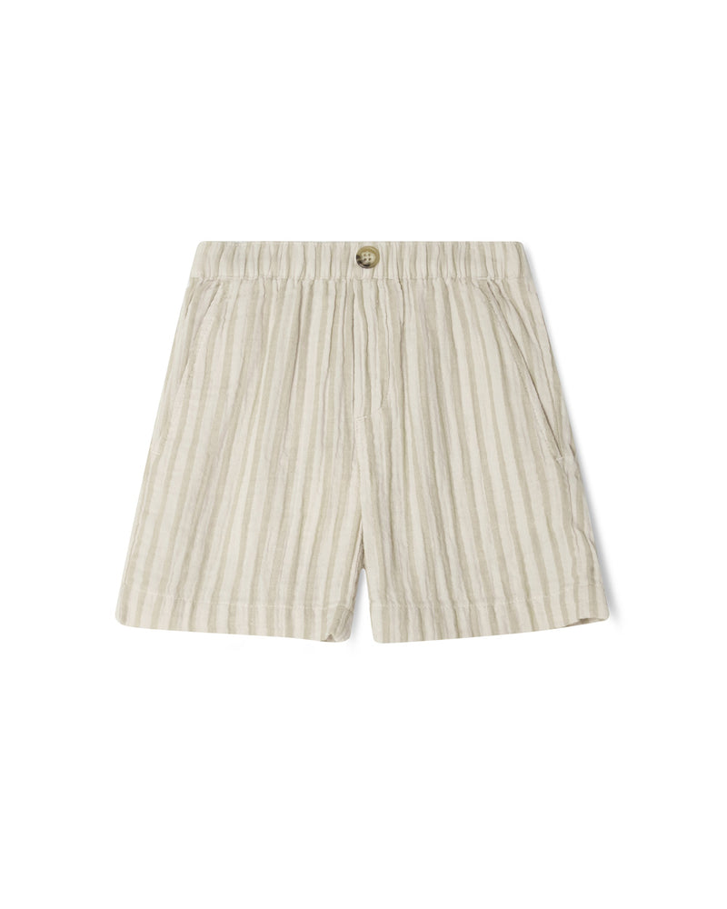 Chiffon Shorts - Pebble Stripe