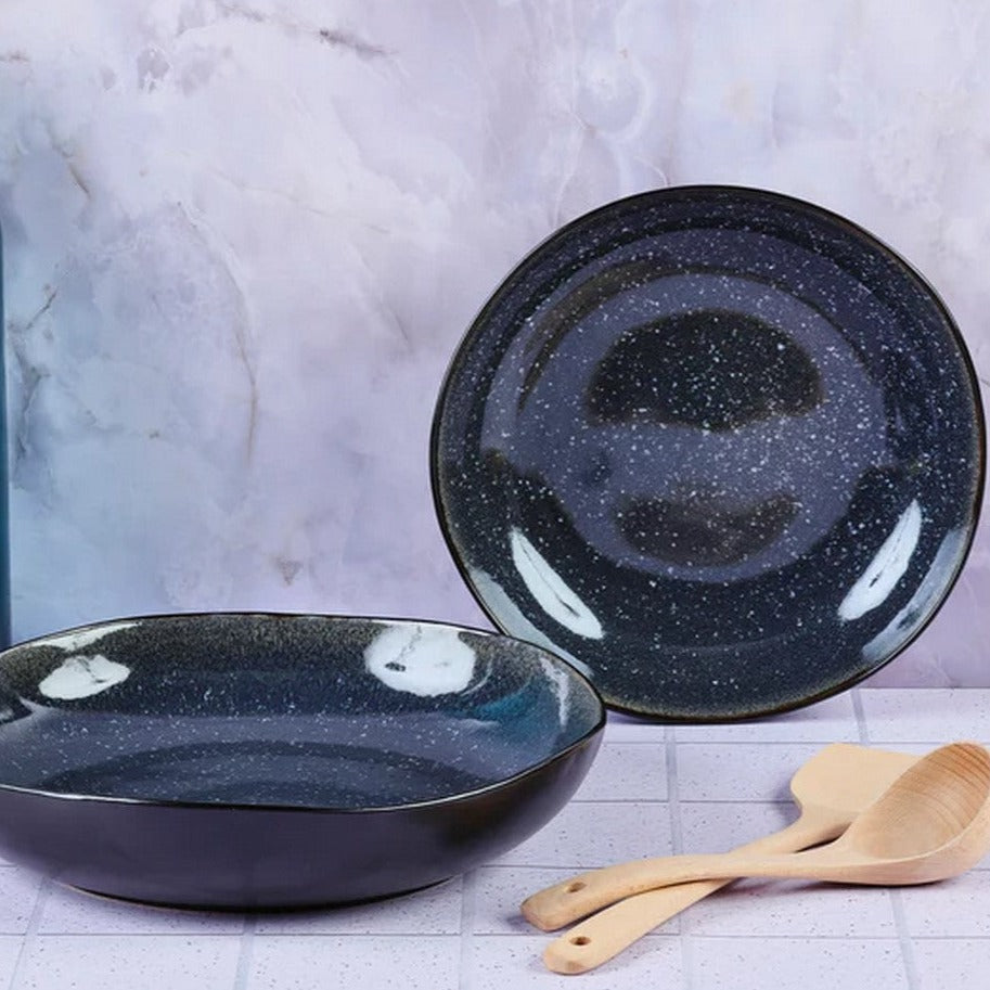 Iris - 2 Fruit Bowls - Midnight Blue