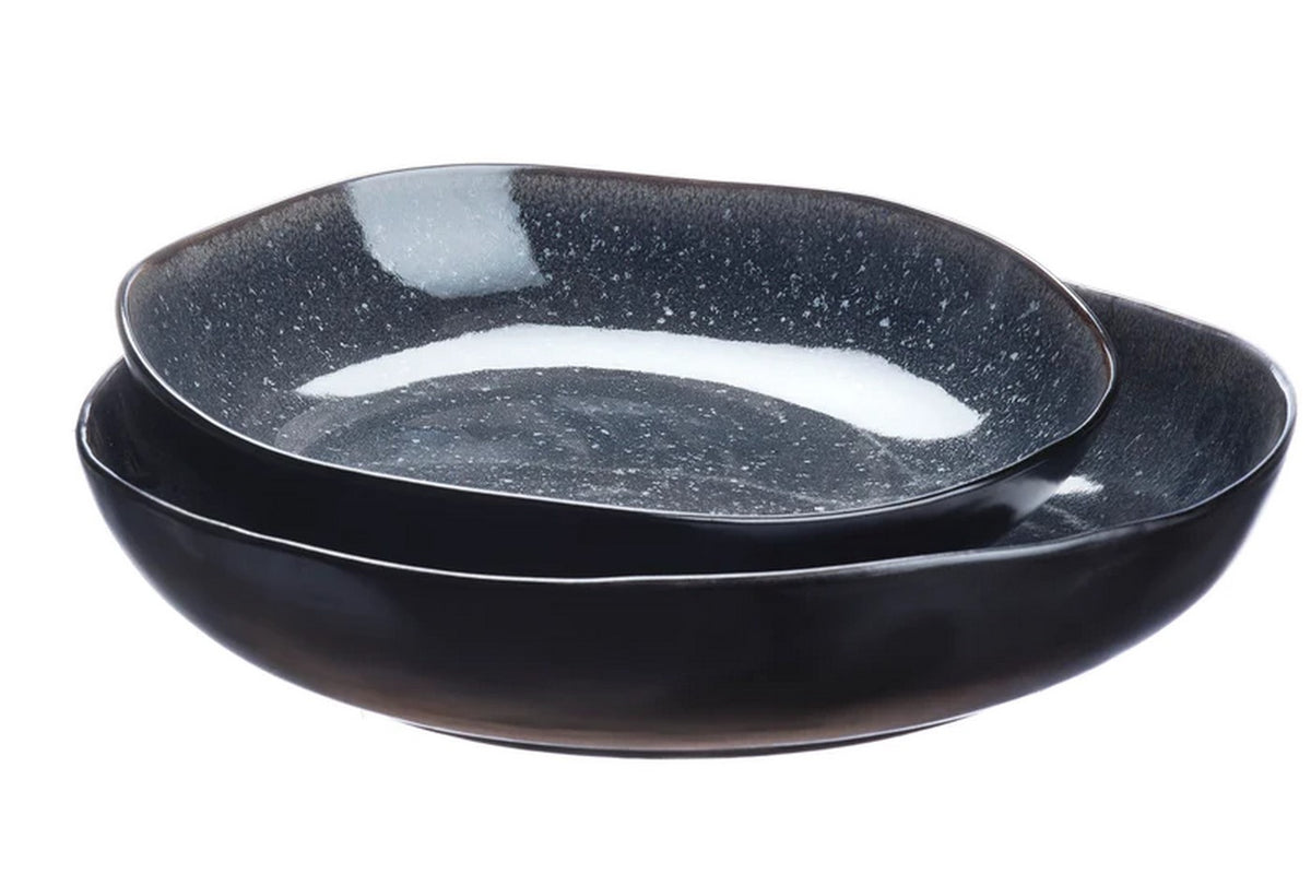 Iris - 2 Fruit Bowls - Midnight Blue