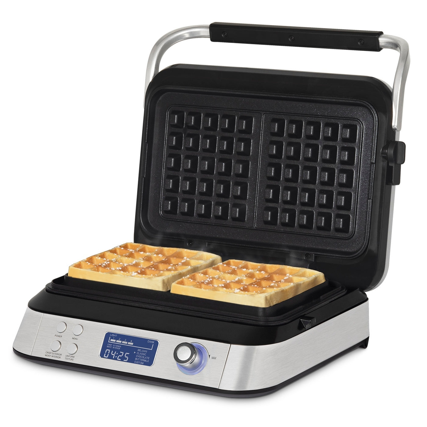 Waffle Maker - Stainless Steel/Black