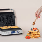 Waffle Maker - Stainless Steel/Black
