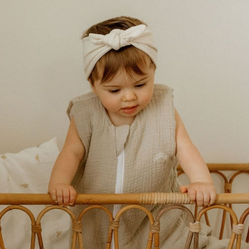 Gigoteuse Évolutive 4 Saisons Gaze De Coton - Beige