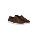 Newport Suede Penny Loafer - Dark Brown