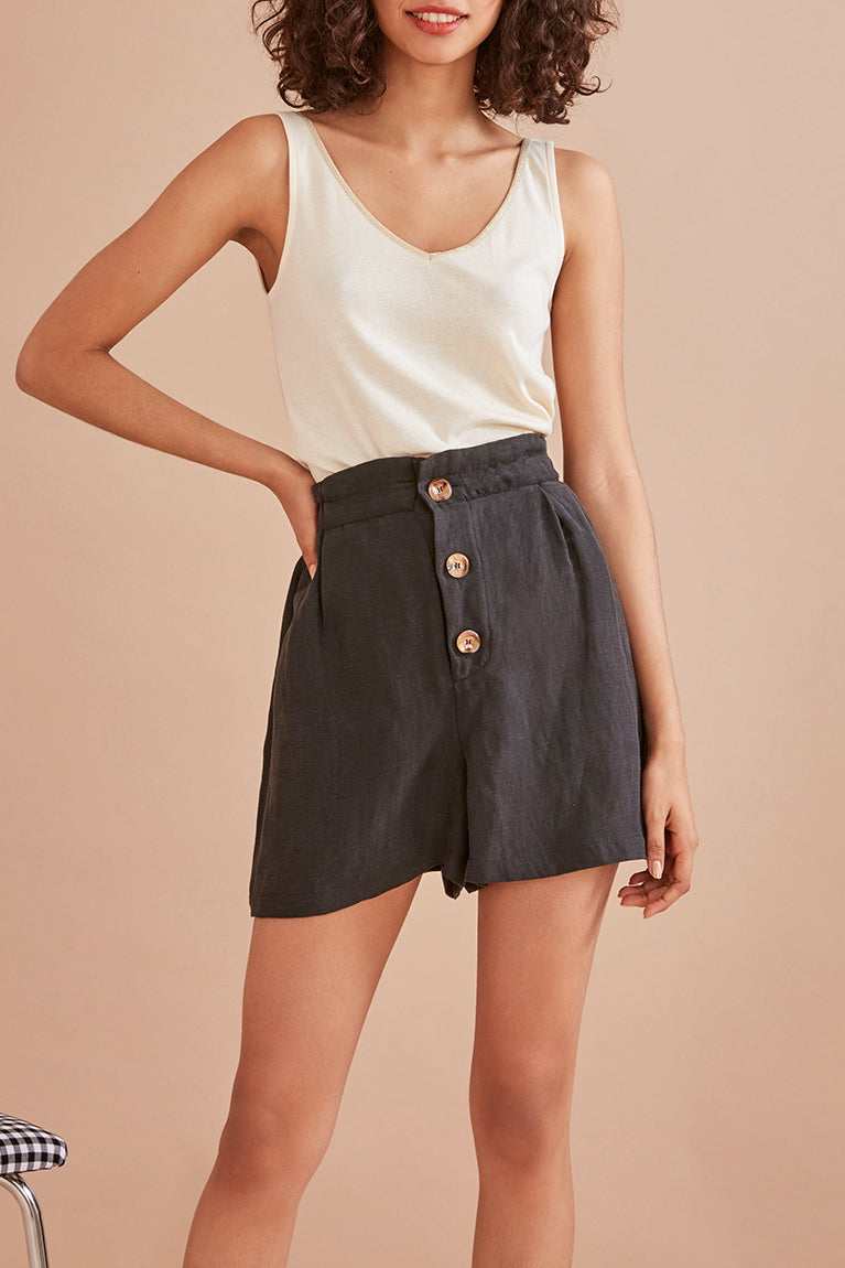 Giacinto Vest Top - Ecru