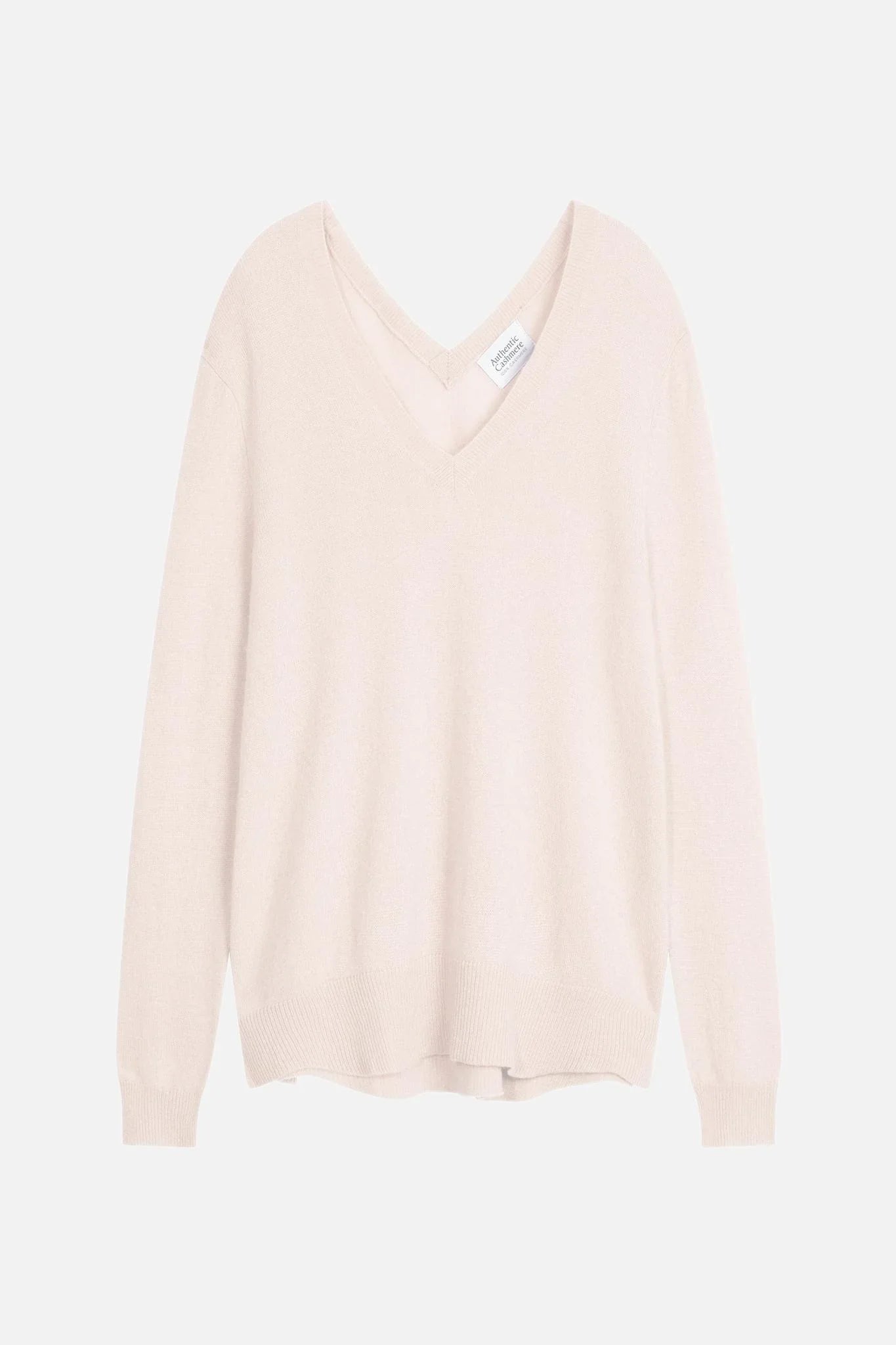 V-Neck Jumper Front And Back - Giegn - Ivory