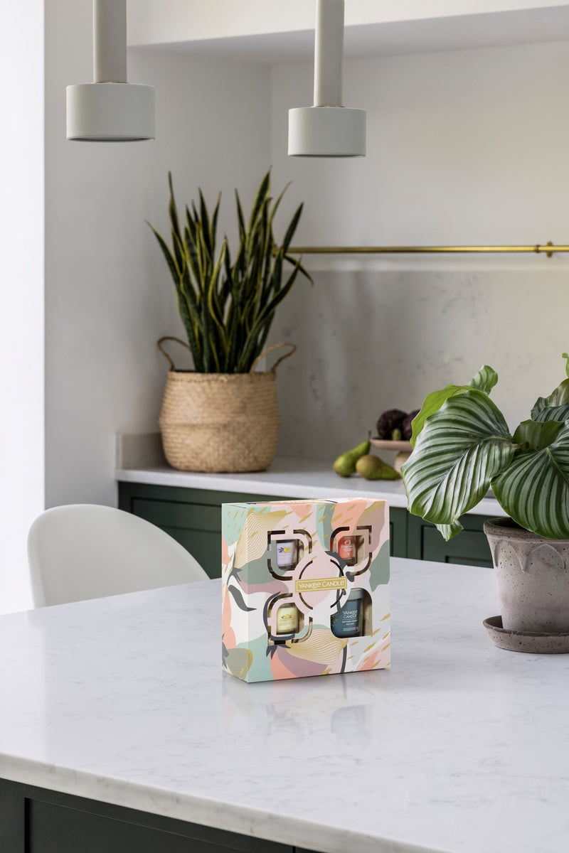 Caja - Copa 4 Votivas En Vaso