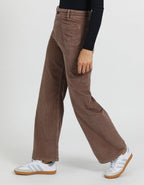 Pantalón Wide Gigi Velvet - Truffle - Mujer