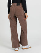 Pantalón Wide Gigi Velvet - Truffle - Mujer