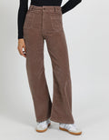 Pantalón Wide Gigi Velvet - Truffle - Mujer