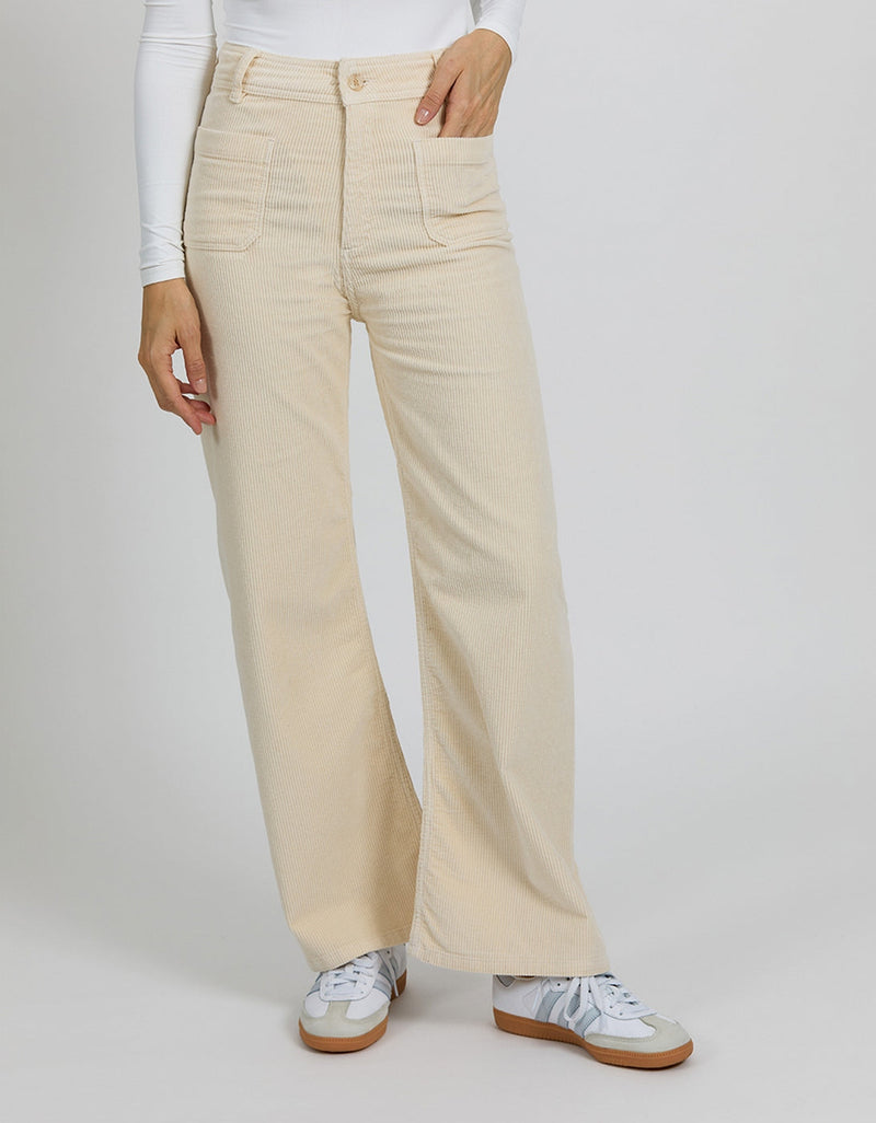Pantalón ancho de terciopelo Gigi - Milkshake - Mujer