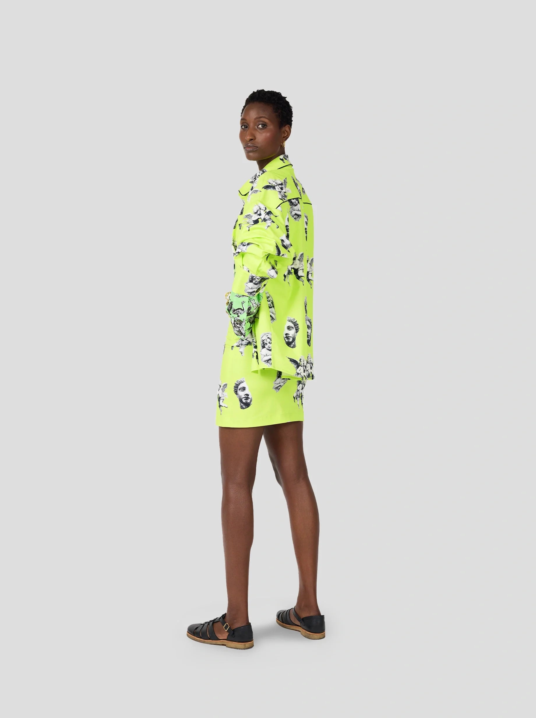 Jupe Gigi In Angels Printed Toile