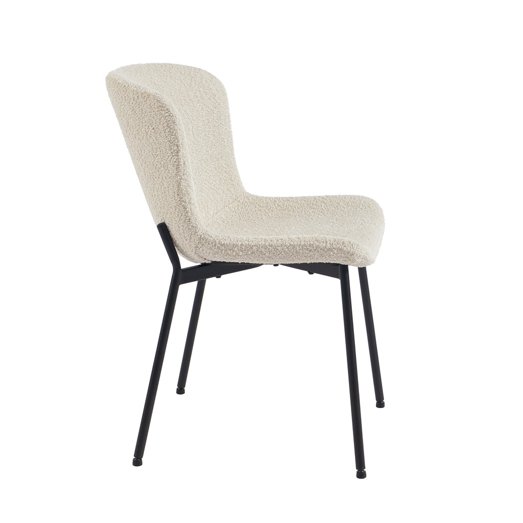 Gija - Set of 2 Chairs - Beige Fabric