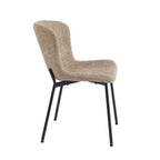 Gija - Set of 2 Chairs - Brown Fabric