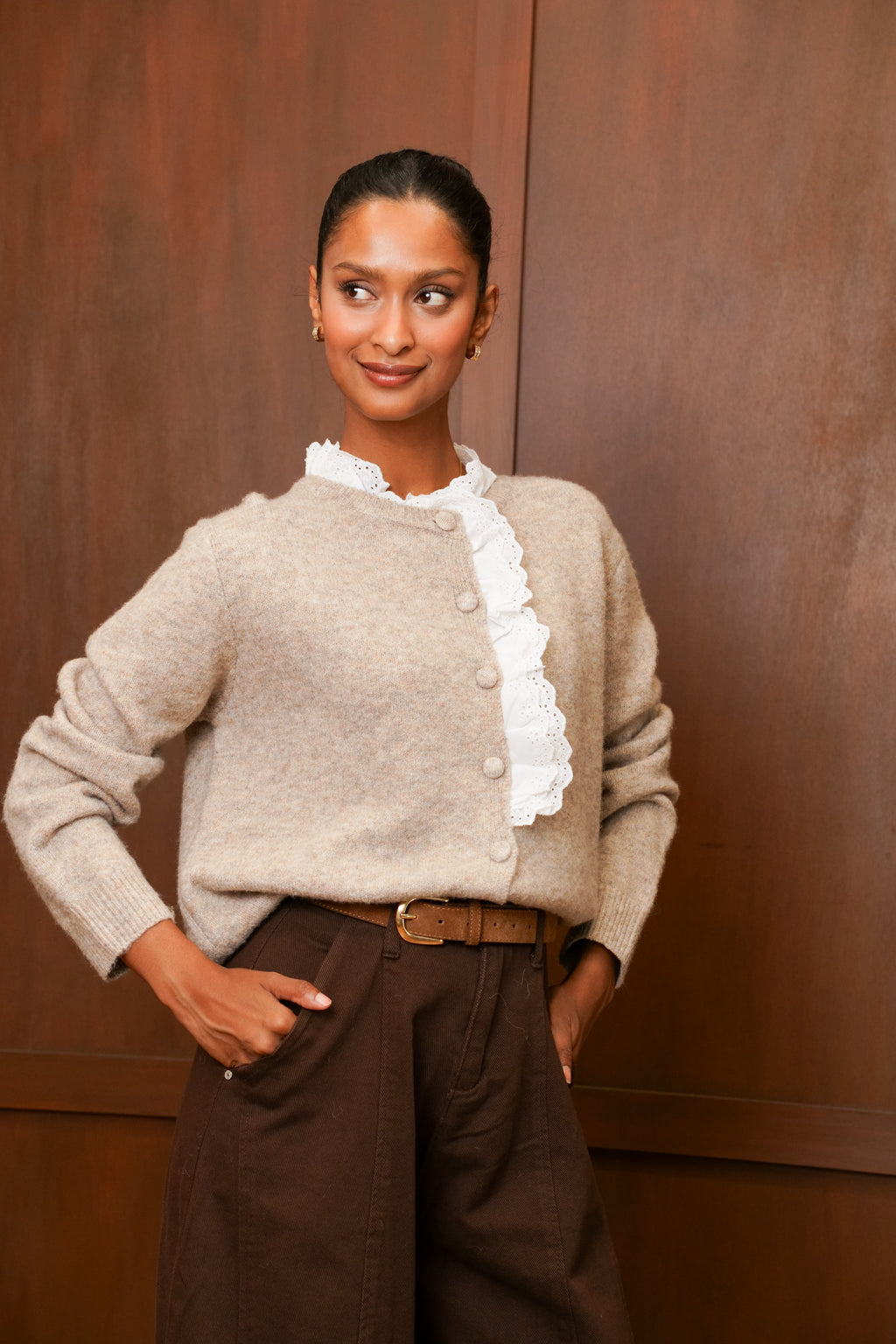 Gilet Bella - Taupe