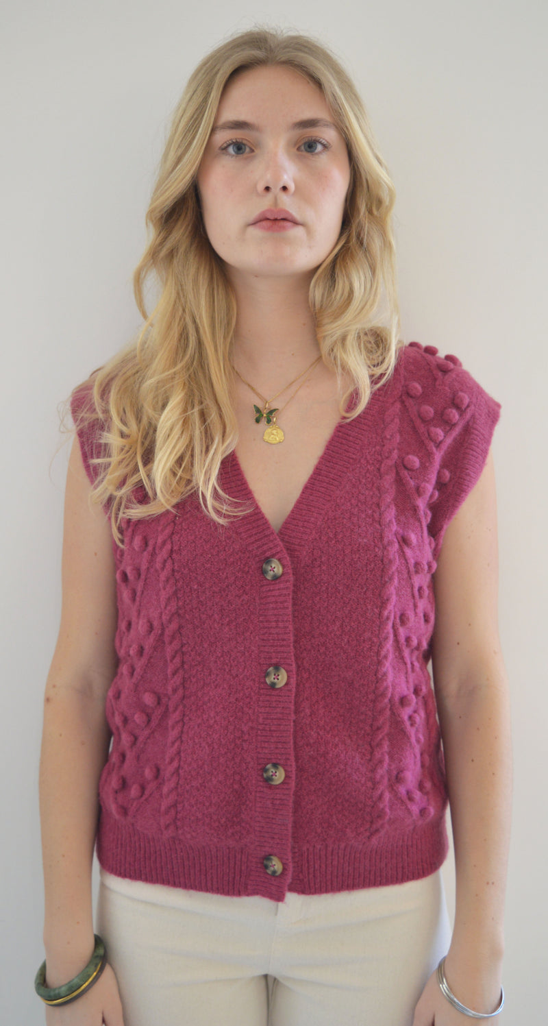 Irys Sweater - Magenta