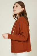 GILET COGNAC - Andy & Lucy