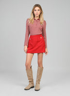 Jupe Courte Gilma Rouge