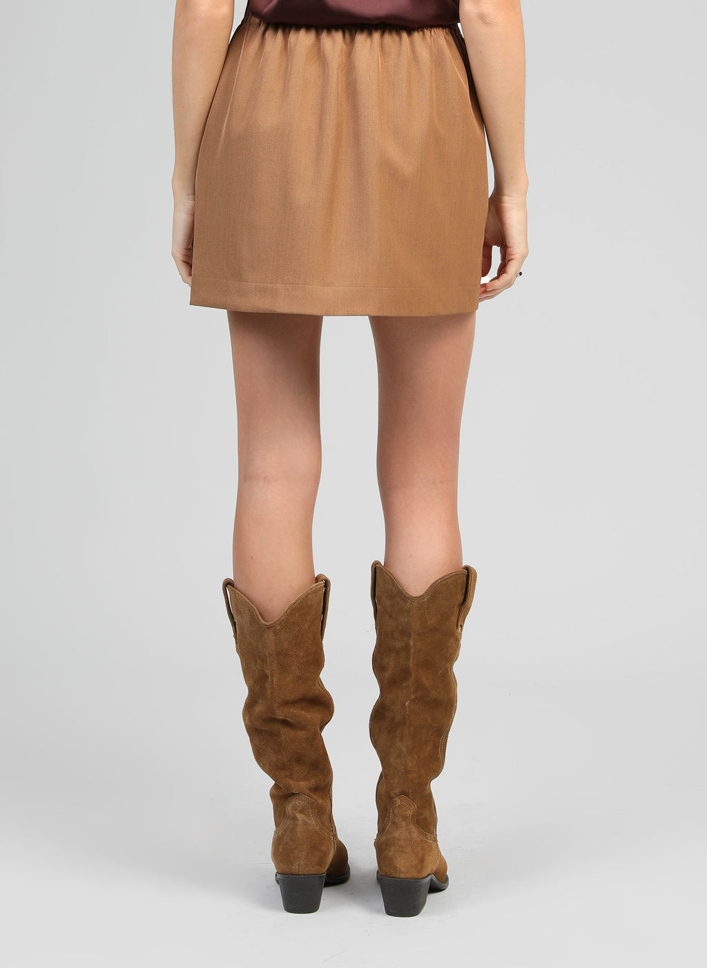 Jupe Courte Gilma Camel