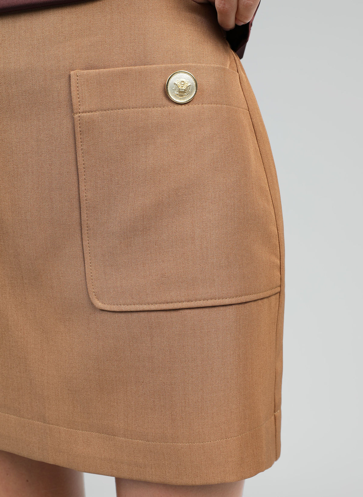 Jupe Courte Gilma Camel