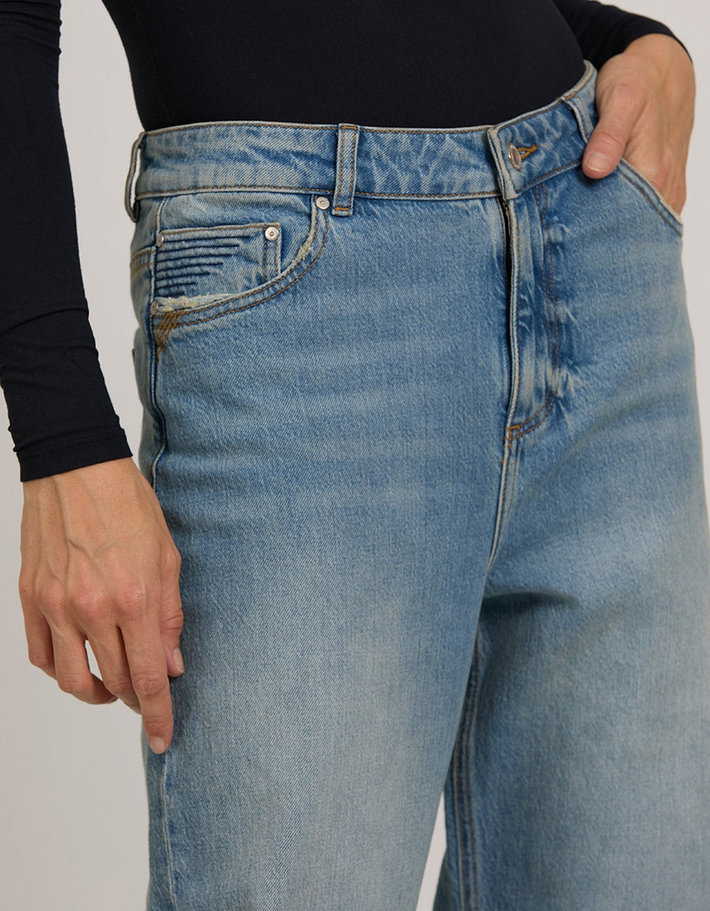 Jean Loose Straight Gina - Dnm V-379 - Mujer