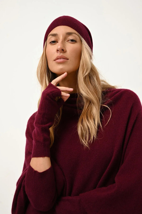 Beanie - Ginger - Burgundy