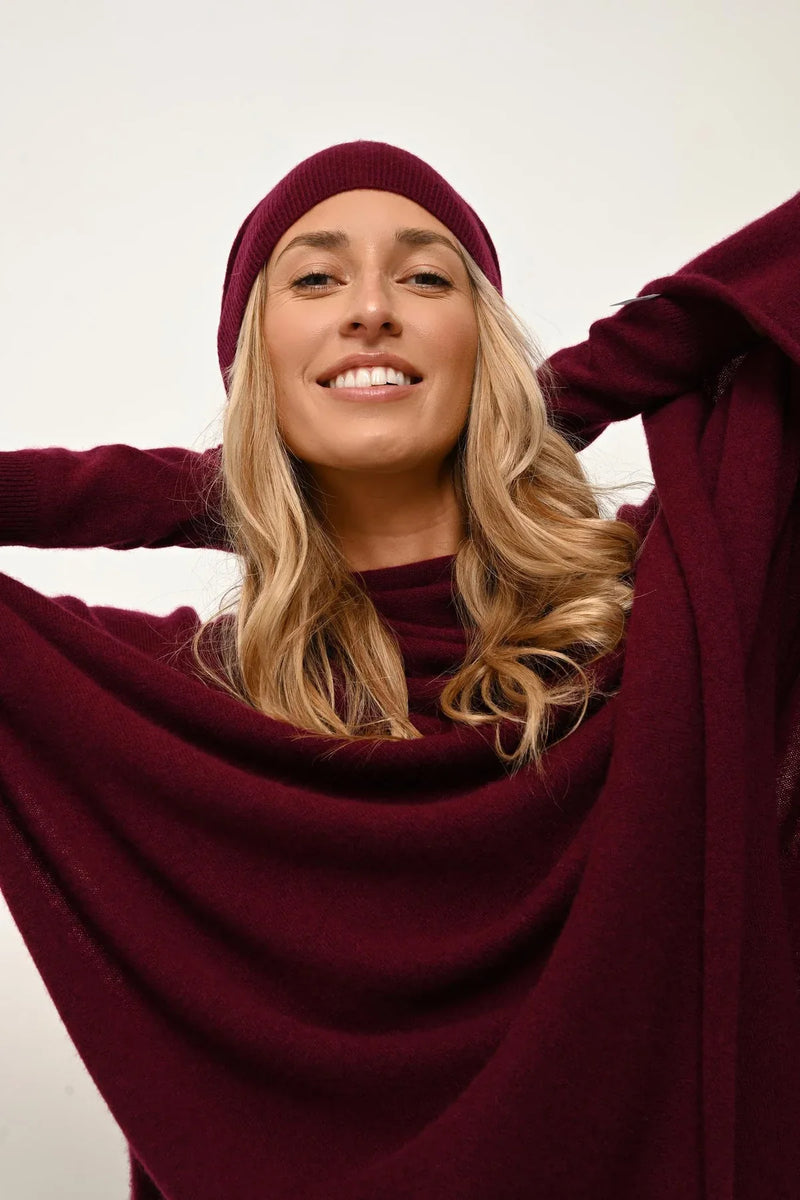 Gorro - Jengibre - Burdeos