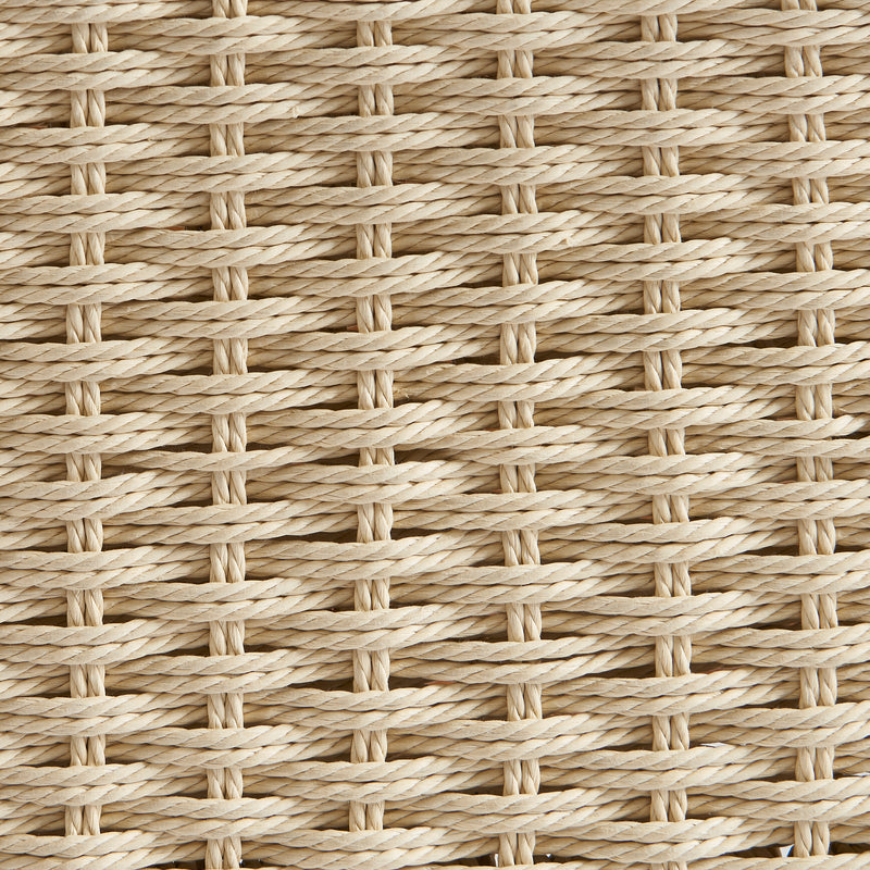 Table De Chevet Ginko - Placage Chêne Couleur Noyer Et Corde