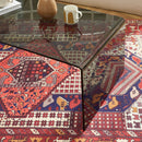 Table Basse Ginza - Verre Trempé Noir