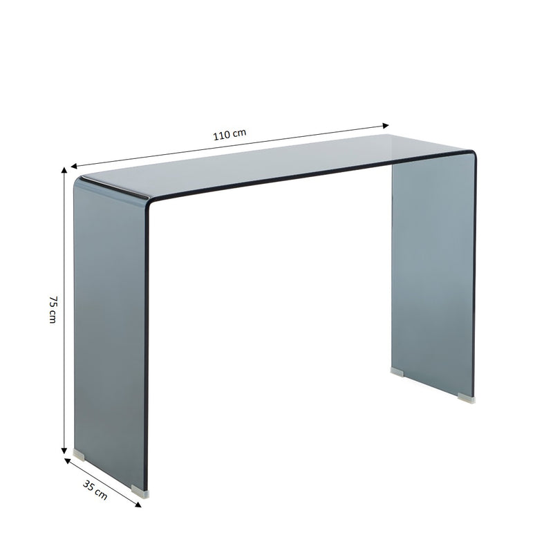 Console Ginza - Verre Trempé Noir