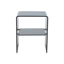 Table De Chevet Ginza - Verre Trempé Noir