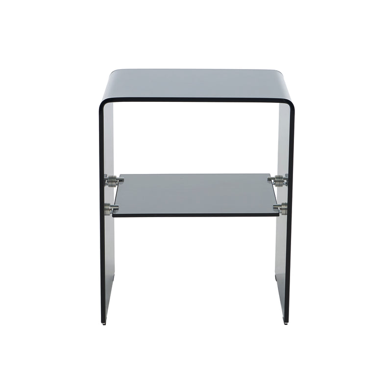 Table De Chevet Ginza - Verre Trempé Noir