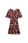 Robe Courte Giulia - Burgundy