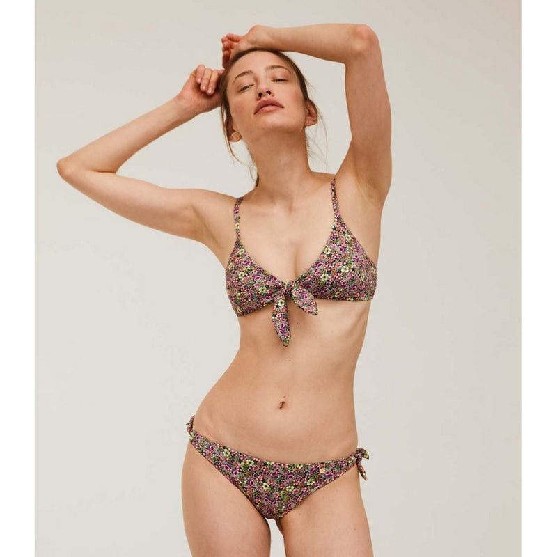 Top de bikini Giulietta con encaje - Multicolor