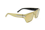 Luxury Eyewear – Zonnebrillen - Givenchy, gele zonnebril met spiegelglazen, driekwartsaanzicht